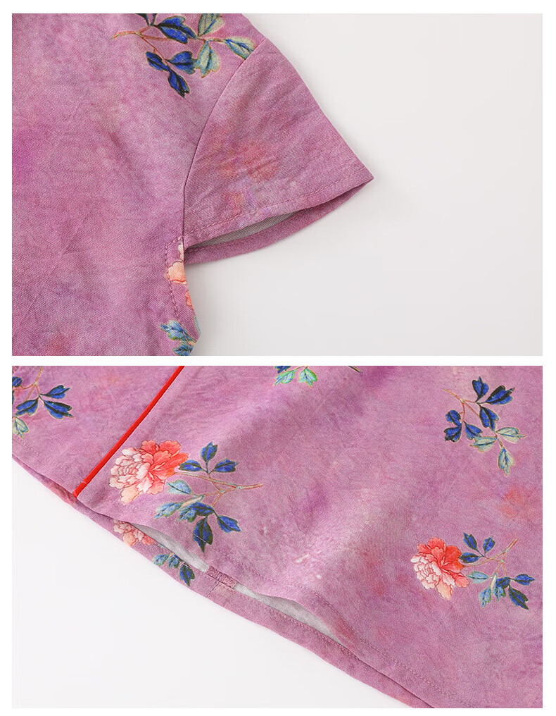 FADOBABY Girls' Qipao Dress 2026 New Summer Children's New Chinese Style Jacquard Retro Dress Baby Hanfu Skirt 31